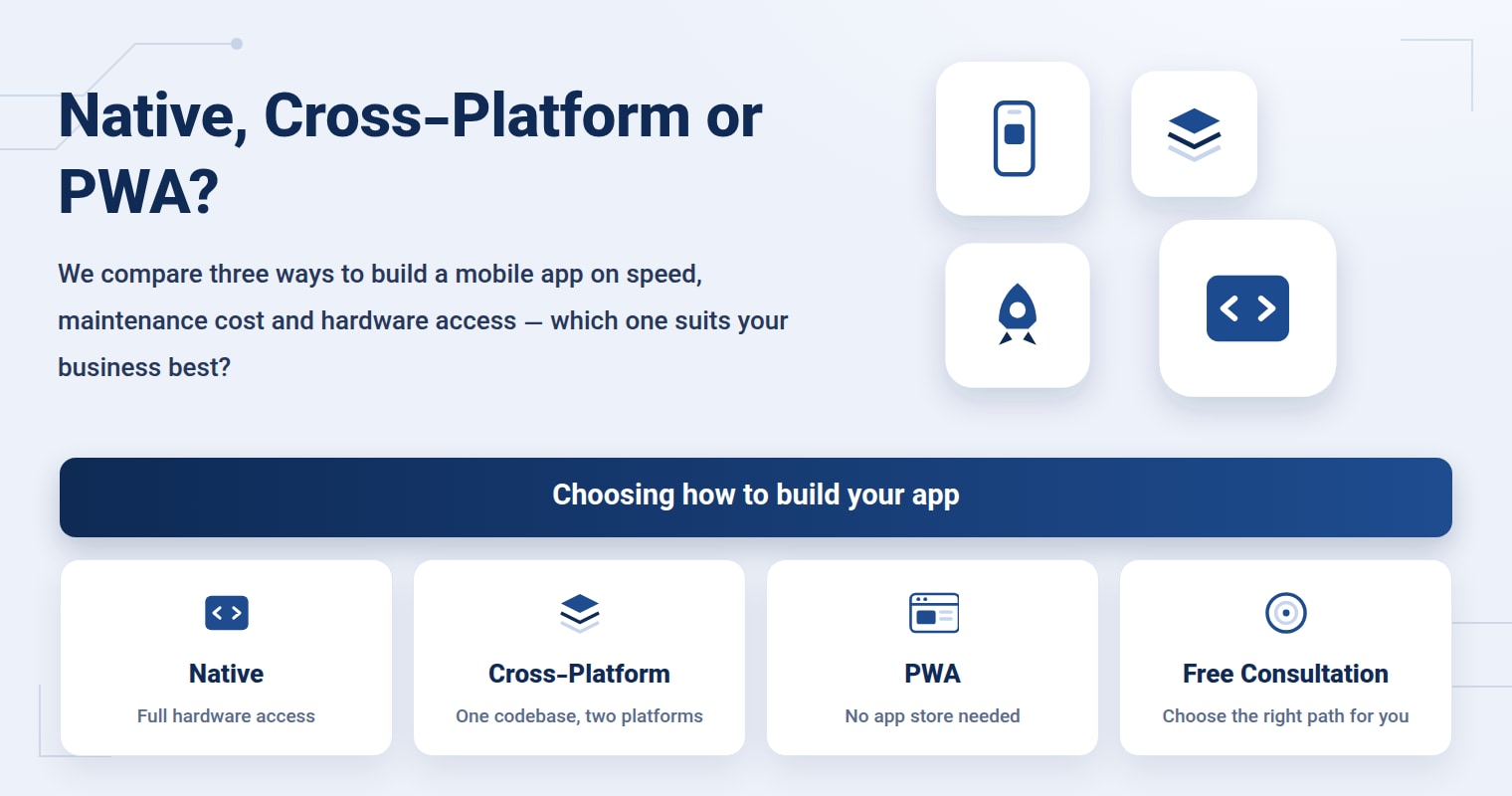 Native, Cross-Platform or PWA? Which App Is Right for Your Business?